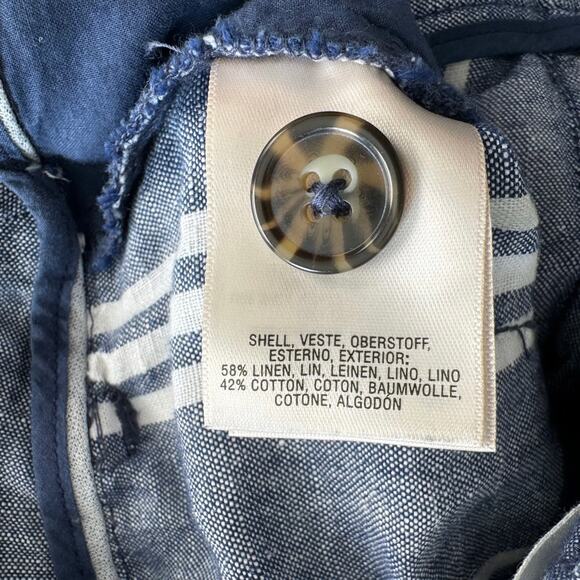 Anthropologie Beachy Linen Wide Leg Pants Size 4 - Picture 9 of 11